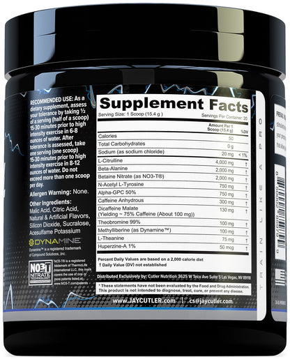 Cutler Nutrition: Prevail RUSH Pre-Workout