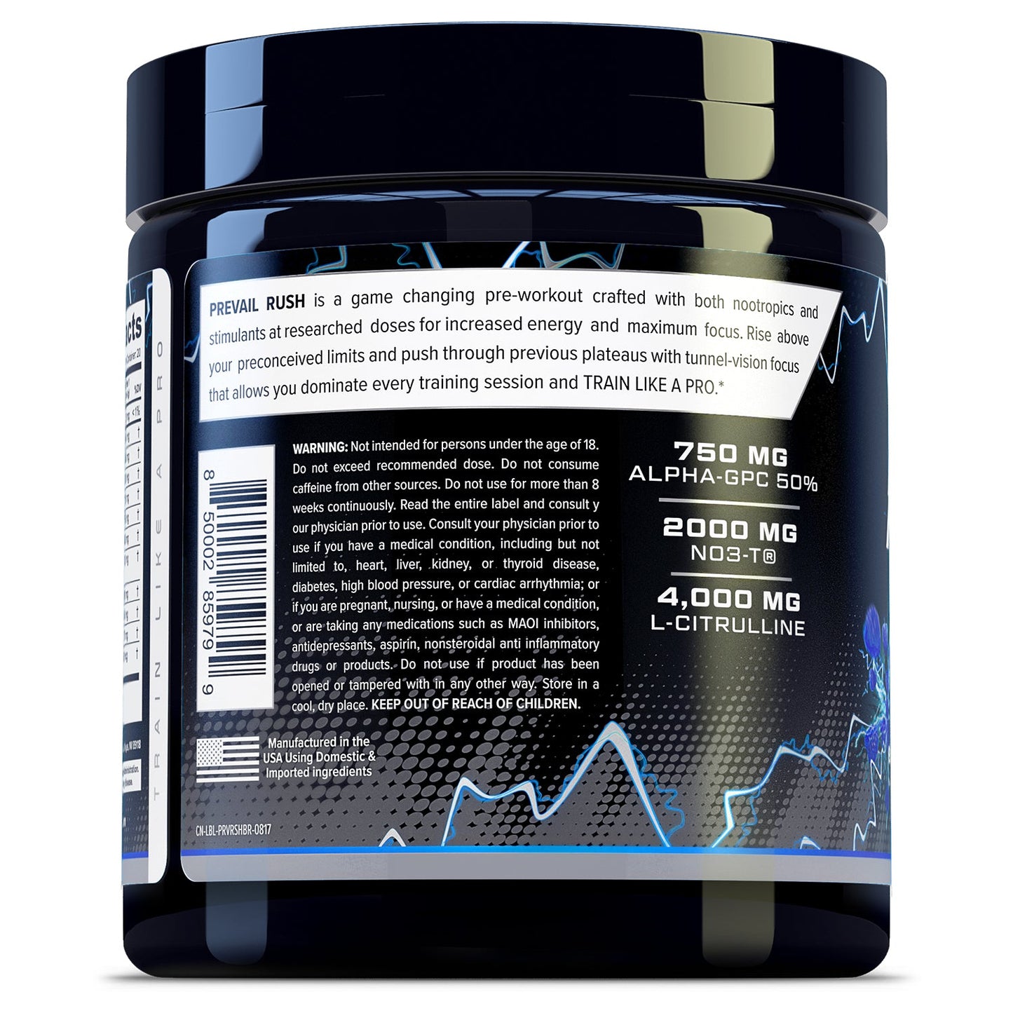 Cutler Nutrition: Prevail RUSH Pre-Workout