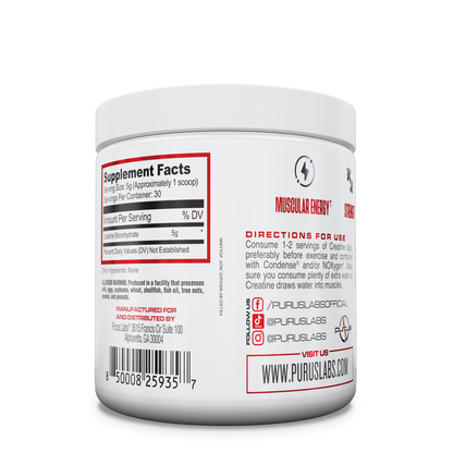 Purus Labs Creatine: Strength & Size